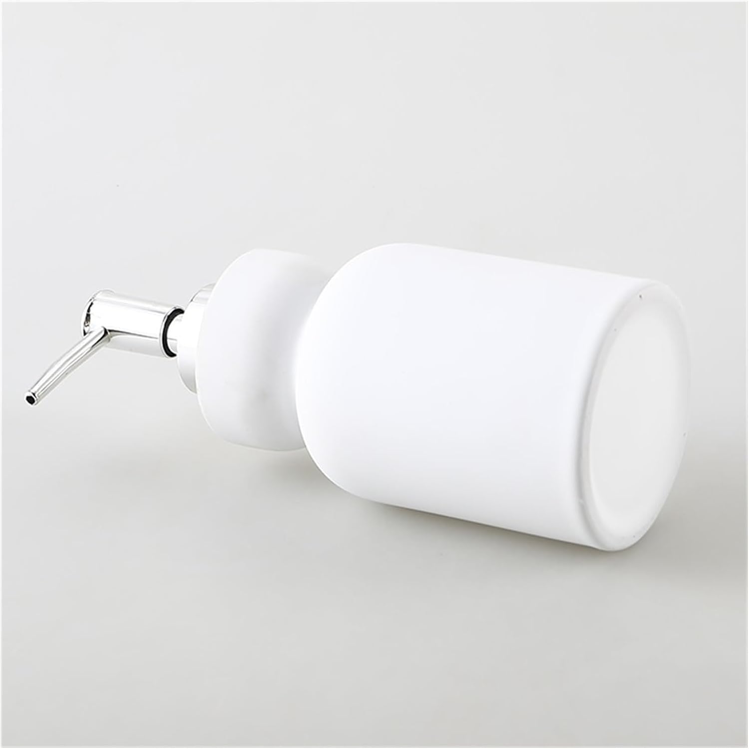 Soap Dispenser Bathroom Accessories Ceramic Soap Dispenser for Kitchen Bathroom and Countertop Lotion Pump/Soap Dispenser Bathtub Decor White Hand Soap