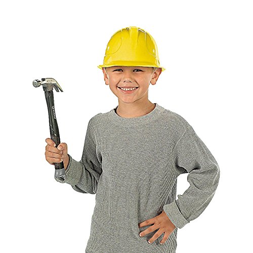 Tytroy Construction Hats Plastic Hard Hat Birthday Party Costume - 24 Pack - Yellow