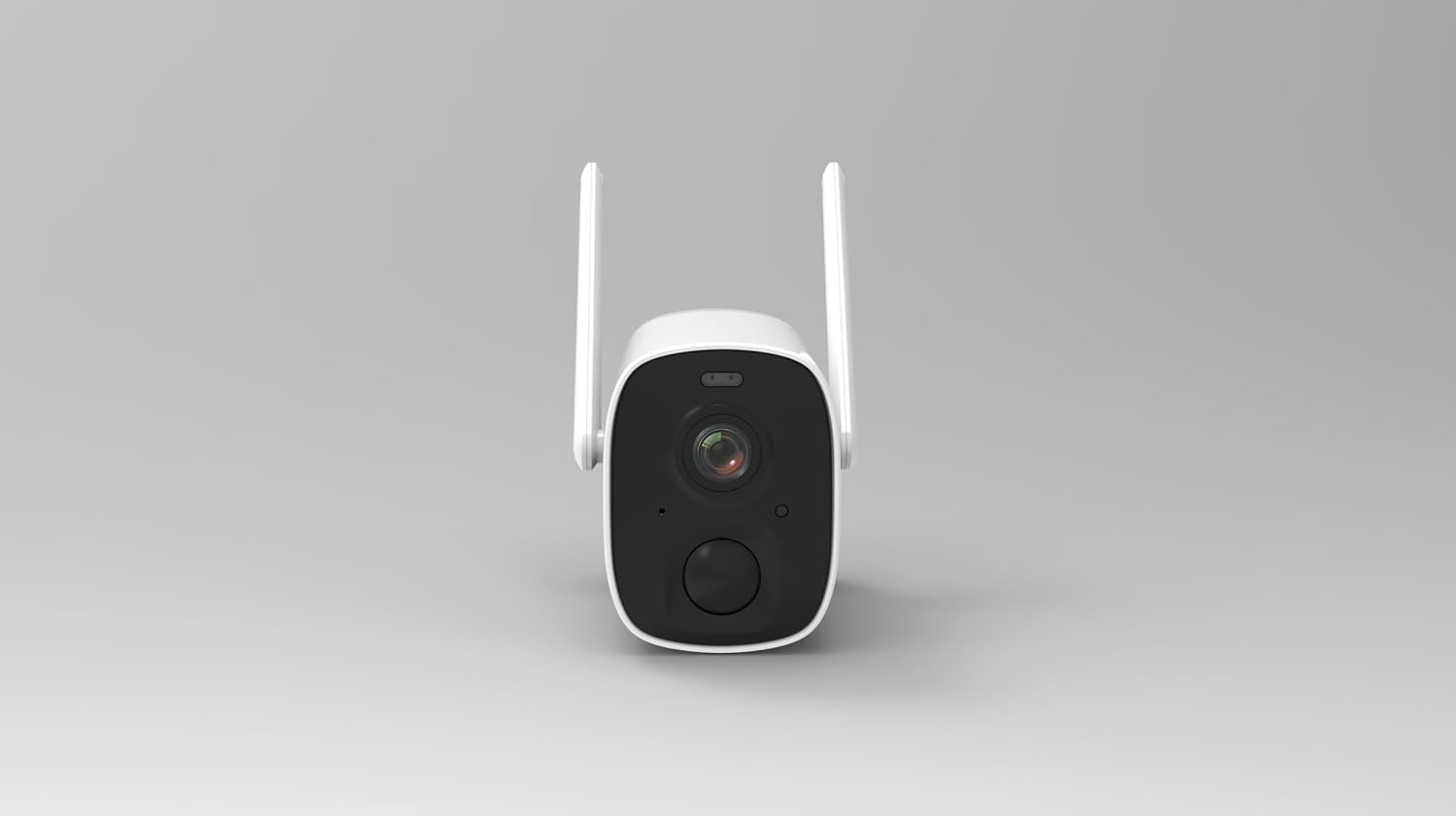 VicoHome CG7 Outdoor Security Camera, front view with lens and sensors