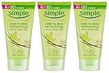Simple Facial Wash Gel, Refreshing, 5 oz (Pack of 3)