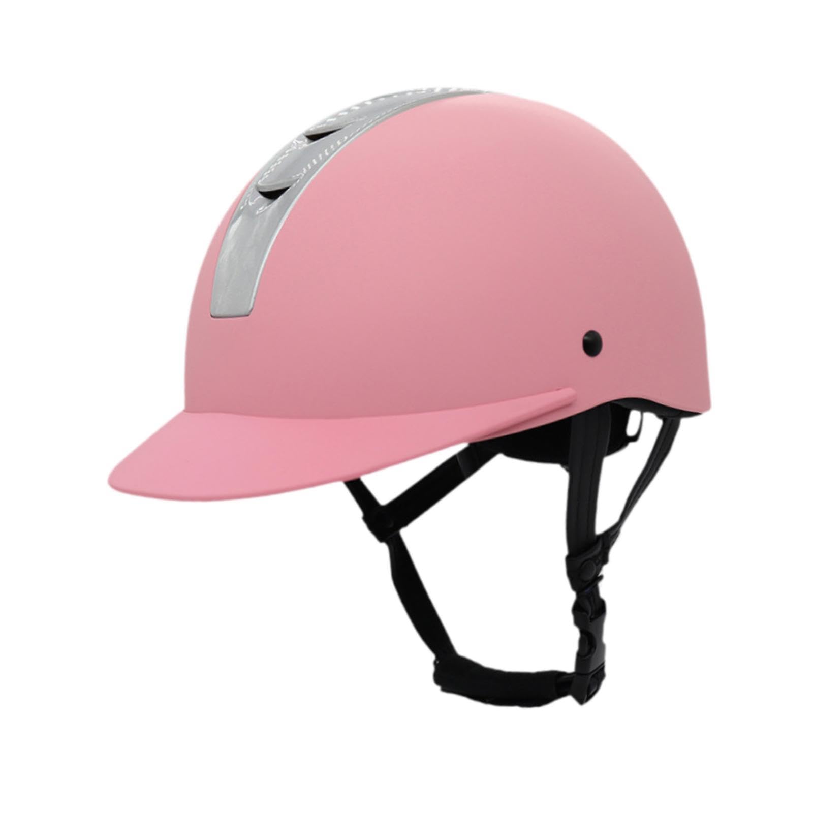 Qianly Equestrian Helmet Casco da Equitazione Cappello Traspirante Leggero Regolabile Imbottitura Lavabile Materiale PP Adatto per Equitazione Bicicletta Att