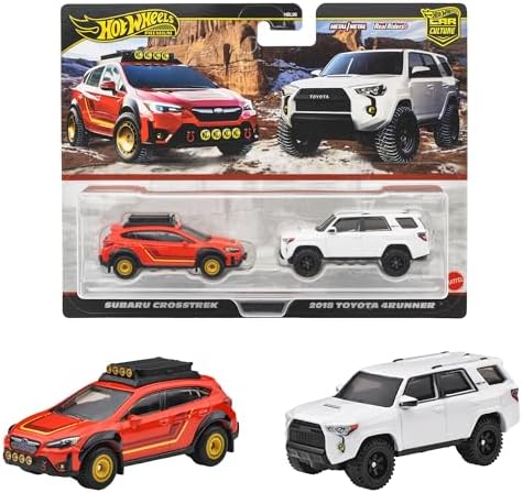 （03:00時点） ホットウィール(Hot Wheels) プレミアム 2パック スバル クロストレック / 2018 トヨタ 4ランナー 乗り物おもちゃ ミニカー 3歳から マルチ JBK98