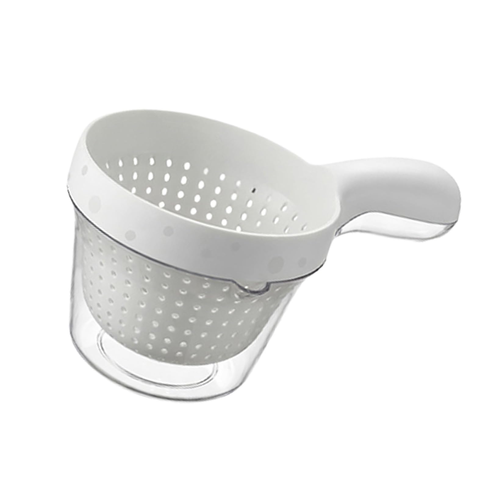 Hsyzygian Stackable Vegetable Container with Handles for Salad Prep and Compact Spaces Fruit Vegetable Strainer