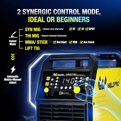 WELDPRO 140A 5-in-1 MIG Welder