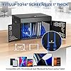 POCHAR 16-Device Charging Cabinet for Laptops & Tablets - Laptop Lock Box for Chromebook, iPad - Locking Laptop Charging Station for Classroom Office Library -Tablet Storage Box with Cable Management