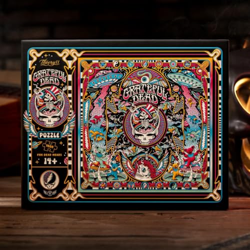 Rompecabezas Jigsaw Grateful Dead de theory11, 1000 piezas, tema música miniatura 2