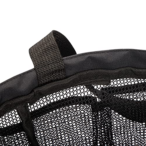 Haoguagua Mesh Shower Caddy Tote Bag 8 Pockets, Hanging Portable Toiletry Bag For Men And Women, College Dorm Essentials Quick Dry Bath Organizer For College Dorms, Gym, Camp (Black) #TOP6