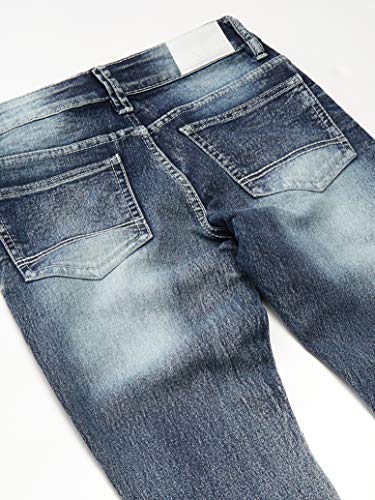 Southpole Calça masculina confortável elástica moderna em designs variados, Ice Blue 33, 16