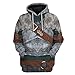 IDEALcos Herren Cosplay Dark Solaire Hoodie Kostüm 3D gedruckt Warrior Knight Souls Adult Sweatshirt (Farbe7, S)