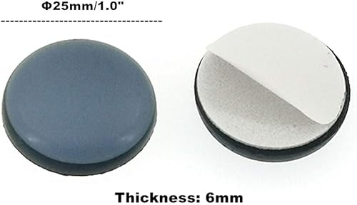 Miniatura 2 de ALIMITOPIA 20 piezas de muebles de teflón adhesivo para muebles de cocina, parachoques deslizante, almohadilla autoadhesiva para suelo de baldosas