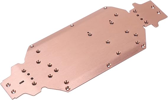 RC Car Chassis Plate, Aluminum Alloy Metal Chassis with High Rigidity and Durable Construction for 1:14 144001 144002 144010 Remote Control Car Upgrade Part