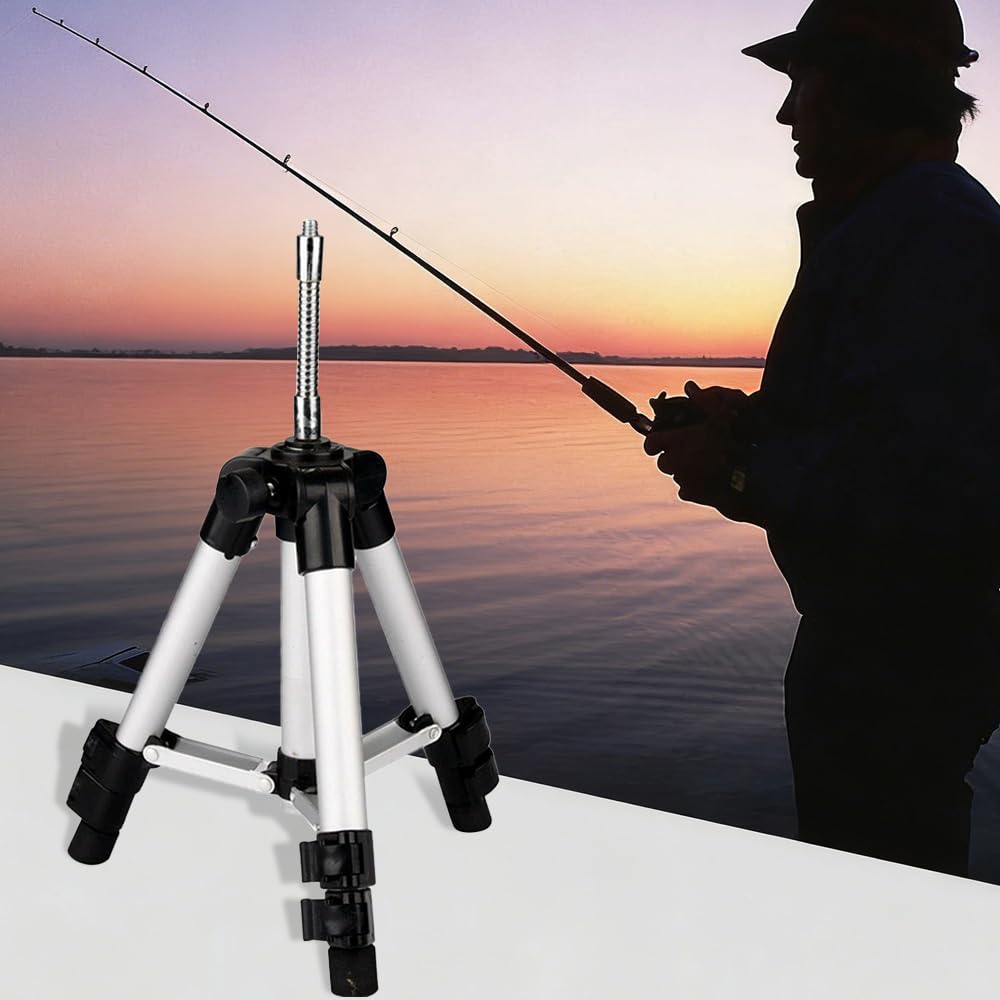 Tripod for Camera Tripod Stand Travel Tripods with Monopod Suitable for Smartphone DSLR Fishing Light Hunting Photographer Accessories-Silver