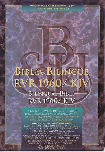 RVR 1960/KJV Bilingual Bible (Black Bonded Leather - Indexed) (Spanish Edition)