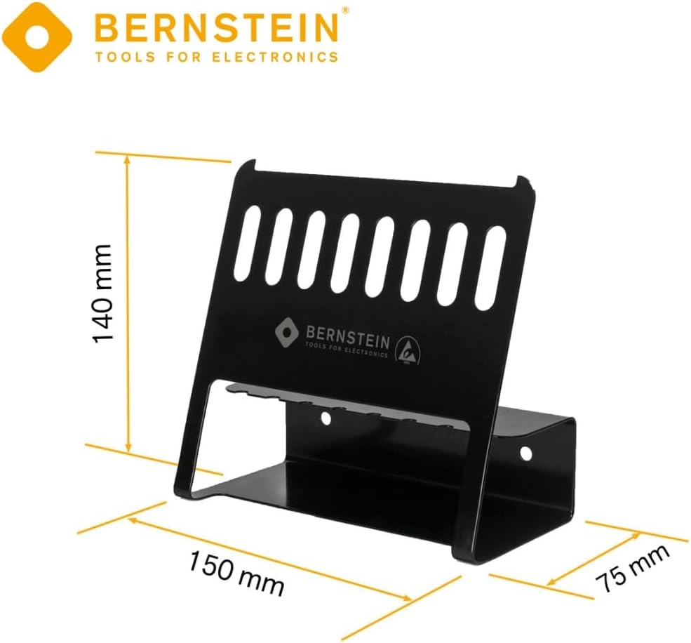 Bernstein Werkzeug GmbH Slackline Pliers Set, 5-Piece, strung on Tool Holder Vario Item No. 5 – 090 ESD 0, 1, Pack of 3 – 650 V