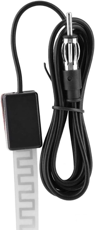 22 Fm アンテナ フィルムアンテナ Dc 12v カーラジオ用 ラジオアンテナ 窓貼り 地デジ 補修用 受信 増幅 自動車専用 Goldandsilver Org