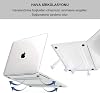 Klasse MacBook Pro 16.2 inç 2021-2023 M1-M2-M3-M4 Çip ile Uyumlu Şeffaf Dayanıklı Koruyucu Kılıf, Ultra İnce Kabuk Koruma Sert Kapak Pro 16 inç A2485 A2780 A2991 A3186 A3403 (Şeffaf)