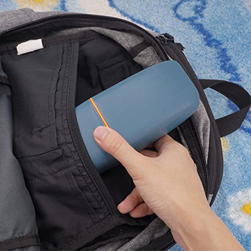 Toothbrush Cup Toothbrush Holder With Cover Travel Boothbrush Holder Portable Toothbrush Case And Carrier For Bathroom School Business Trip(Blue) #TOP2