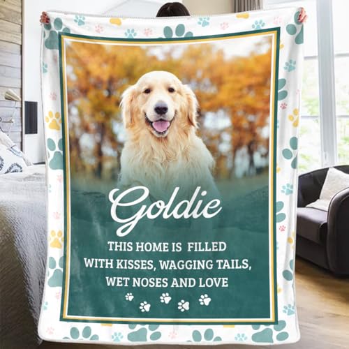 Pawfect House Dog Themed Blanket, Pink, 60x80 inches, Cozy & Comfortable, Machine Washable