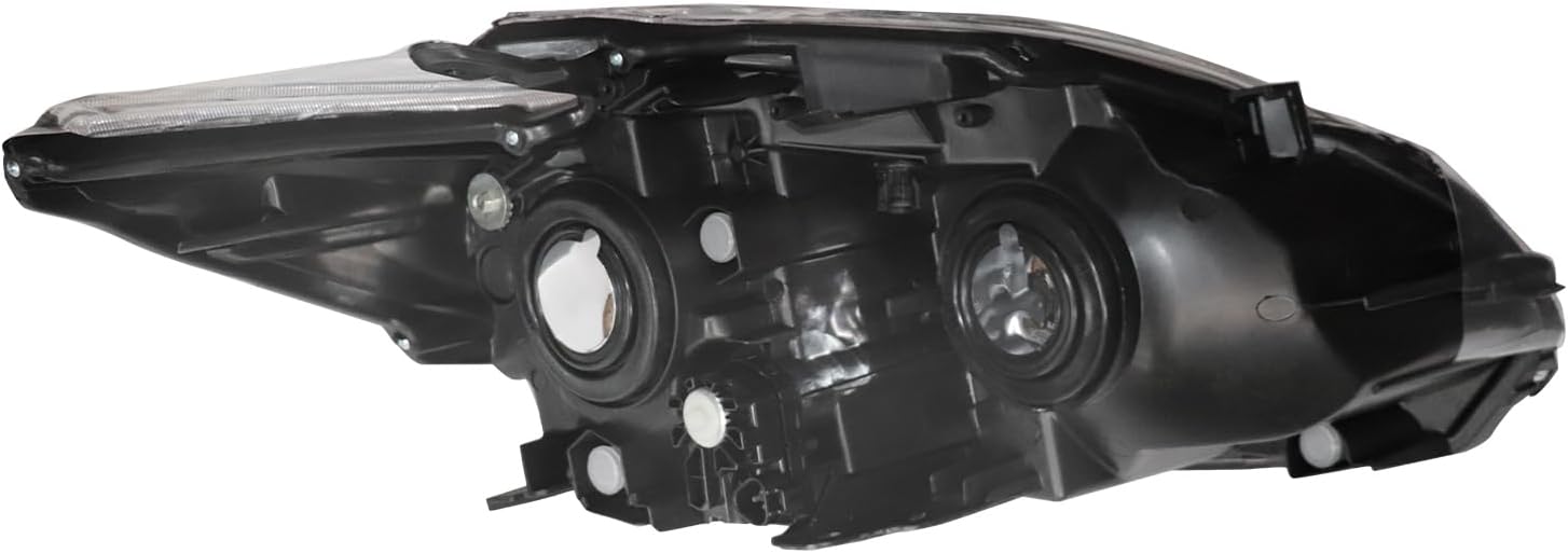 Headlight Assembly Fit for Toyota Prius 2012 2013 2014 2015, Halogen Lamp (Not Included), Replacement 81130-47520, 81170-47520, 8113047520, 8117047520, Driver Side (Left)