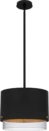 Quoizel Elio 3-Light Matte Black Pendant Light