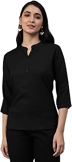 lyra Women's Cotton Regular Fit Tunic Shirt-picture-12