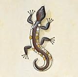 Abstarkte Wandskulptur Salamander / Echse!