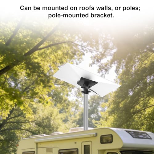Pole Mount Bracket for Starlink Gen 3 Fit Masts of 20-40mm/0.8-1.6 in, Pipe Mount Adapter Heavy Duty Stainless Steel Roof Pole Wall Standard Kit Supplies Compatible with Starlink Gen 3 Kickstand Dish by Penitue - Image 6