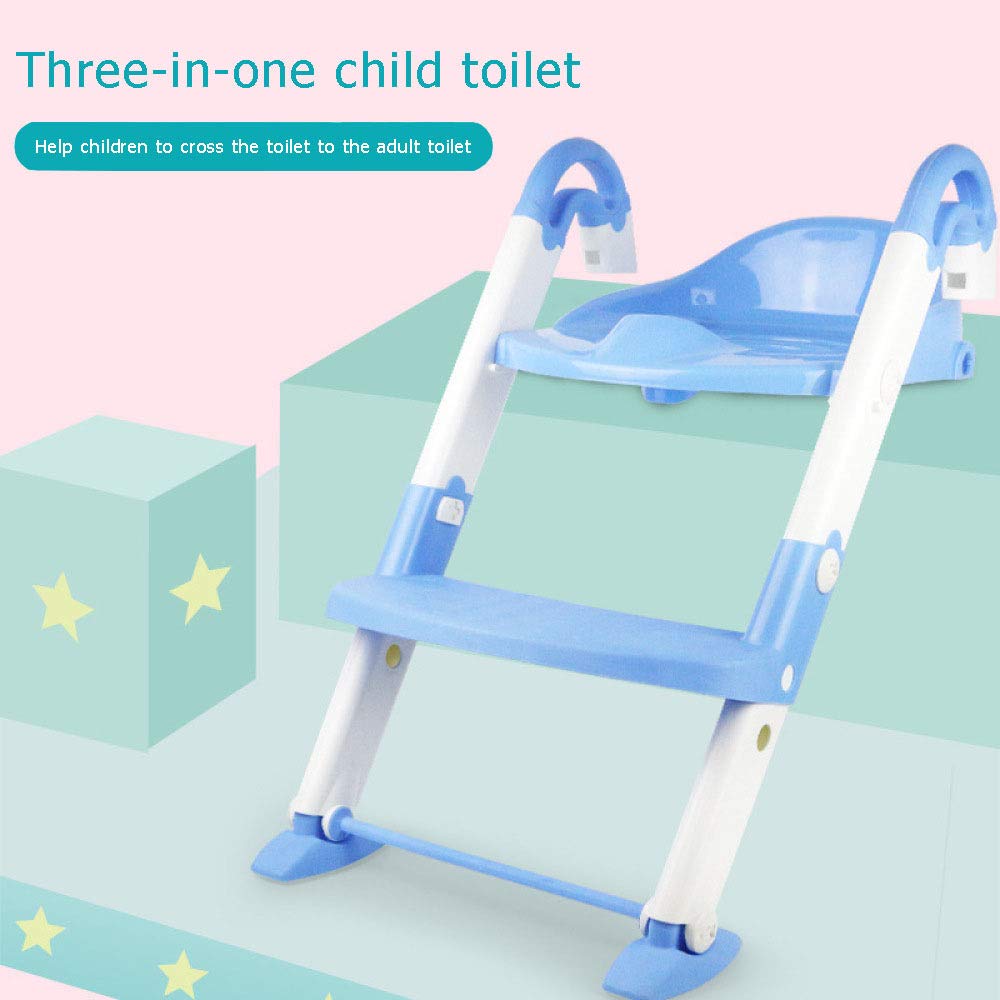 Reductor De WC Portatil, Asiento De Entrenamiento 3-in-1 Potty Travel Potty Y Toilet,Pink