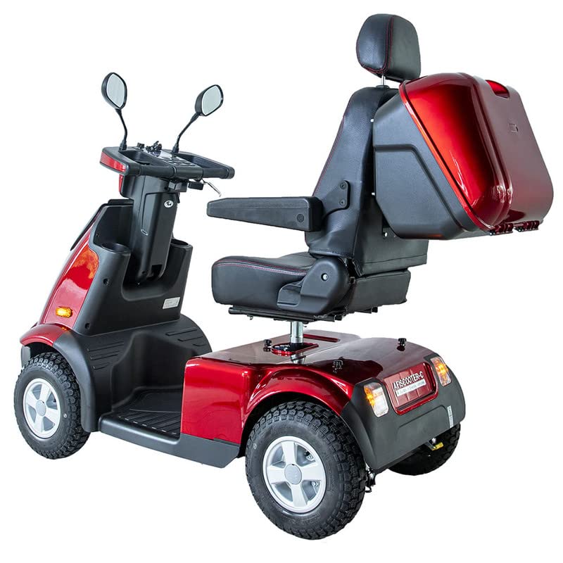 C3 High performance three wheel scooter by Afikim-Red