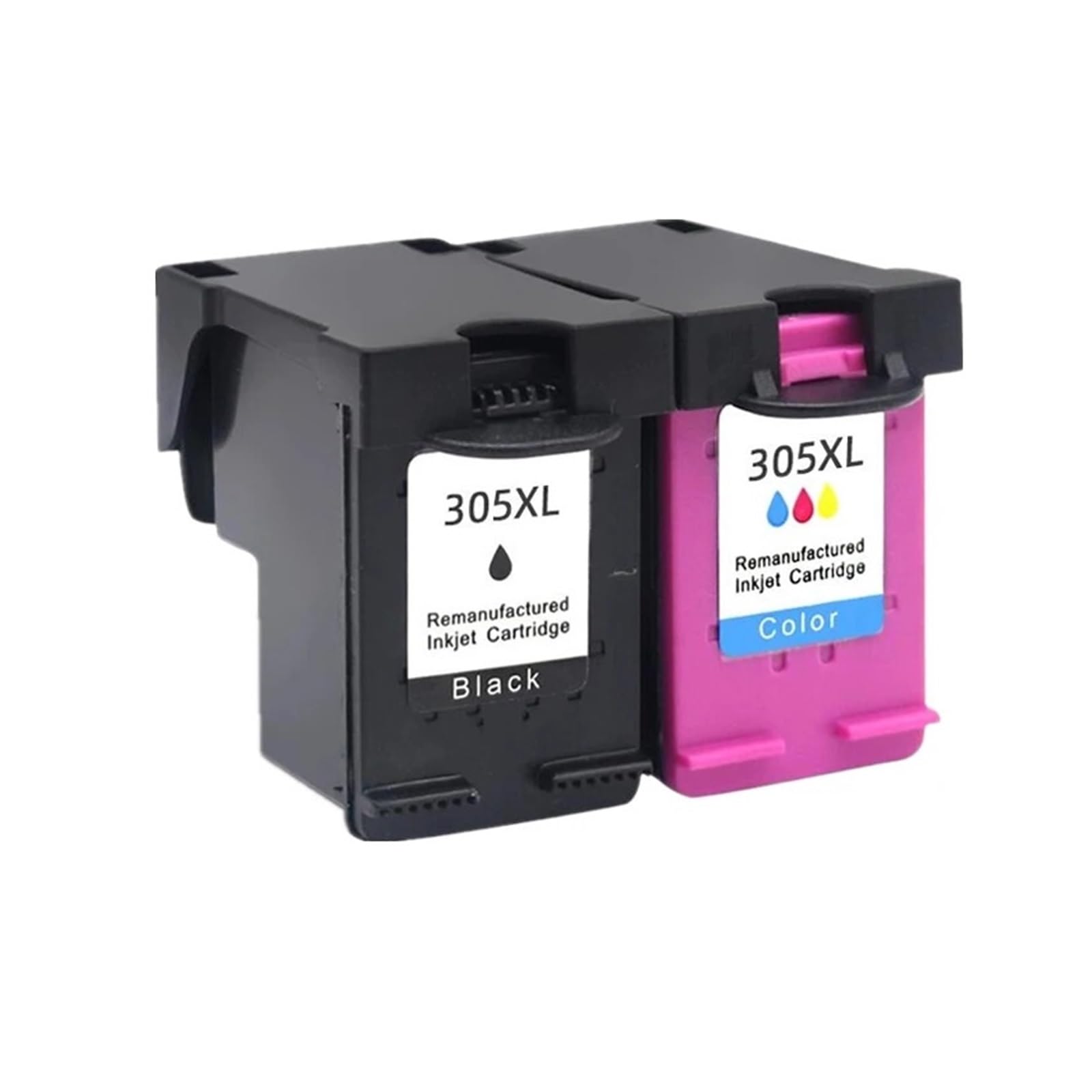 Cartuccia D'inchiostro 305XL, Compatibile Con HP, DeskJet 2700 2710 2720 2721 2722(1Black 1Color)