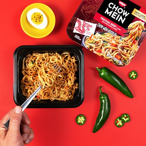 Nissin Chow Mein Noodles, Teriyaki Beef, 4 Ounce (Pack of 8) - Thumbnail 3