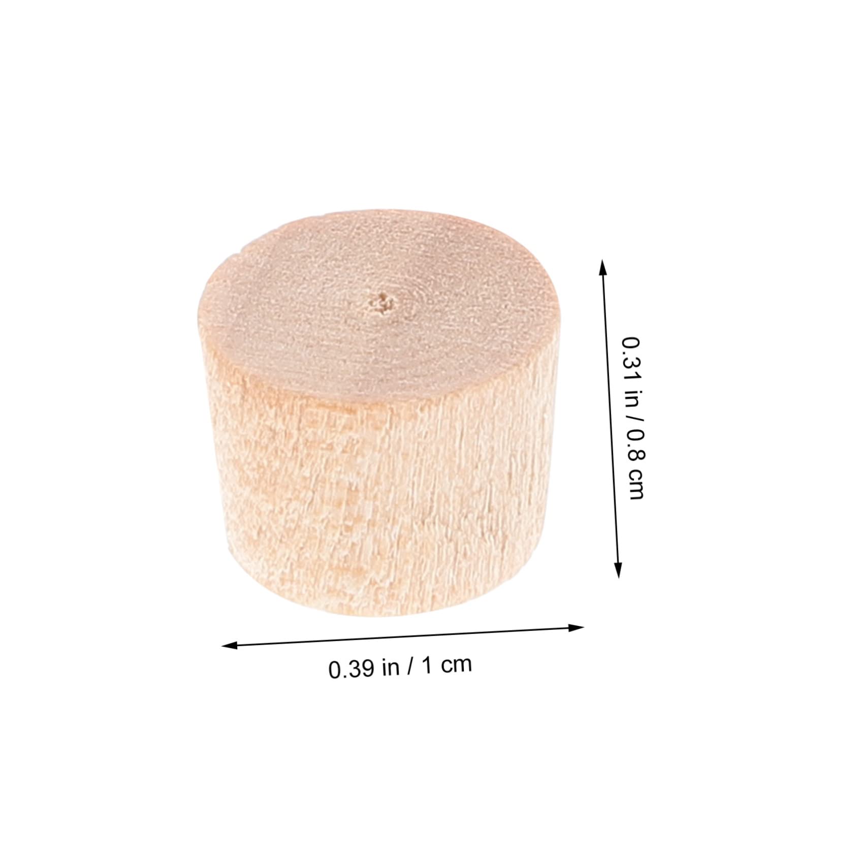600stücke Holzstopfen Mit Möbelstopfen Aus Hochwertigem Holz Für Schraubenköpfe Für -projekte Handwerk Und Holzbearbeitung Flach Und Je