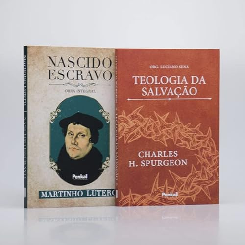 Kit Nascido Escravo | Martinho Lutero + Teologia da Salvação | Charles Spurgeon | Promessas Cumpridas