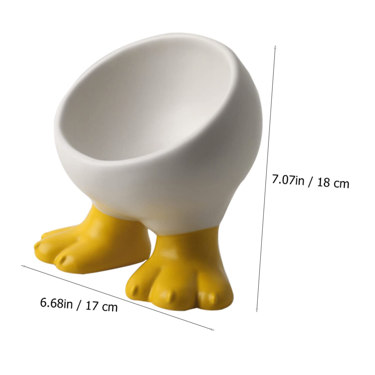 Yardenfun 1Pc Adorable Multi Functional Ceramic Storage Stand for Desktop Office Decoration for Keys Jewelry and Items Cute