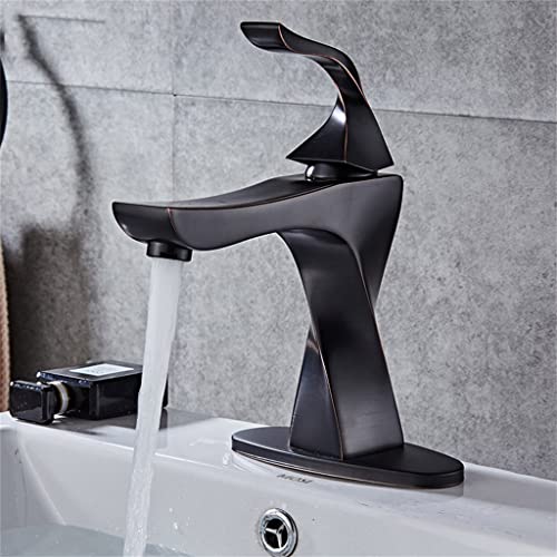 Mélangeur de salle de bain en laiton résistant au calcaire pour vasque - 4