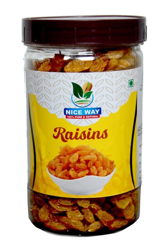 Nice Way Plain Seedless Green Raisin (Kishmish) Dried Grapes Jar | Healthy Sweet Treats |Best diwali Gift|100gm (B0CLZNMNN1) Amazon Price History, Amazon Price Tracker