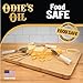 Odie's Oil - Universal Finish for Wood, Leather, Plastic, Vinyl, Metal & More - 9 Ounce Glass Jar - Food Safe, Solvent Free Non-Toxic Finish