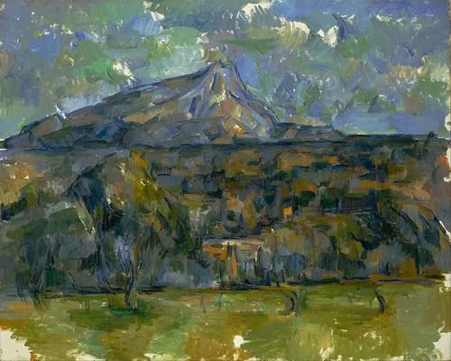 Cuadro Cézanne Mont Sainte Victoire poster decorativo para salones y oficinas