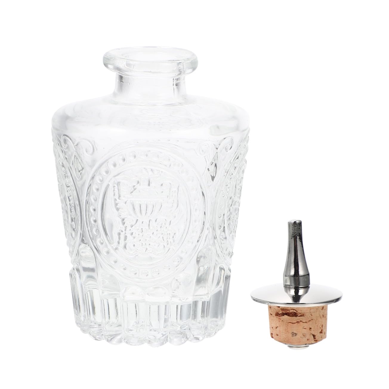 Bouteille de barman pour bitters en verre rétro pour vos soirées cocktails maison