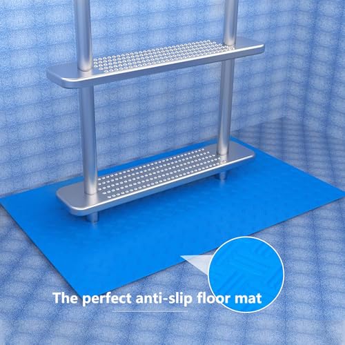 Alfombrilla para escalera de piscina, 2 piezas, antideslizante miniatura 4