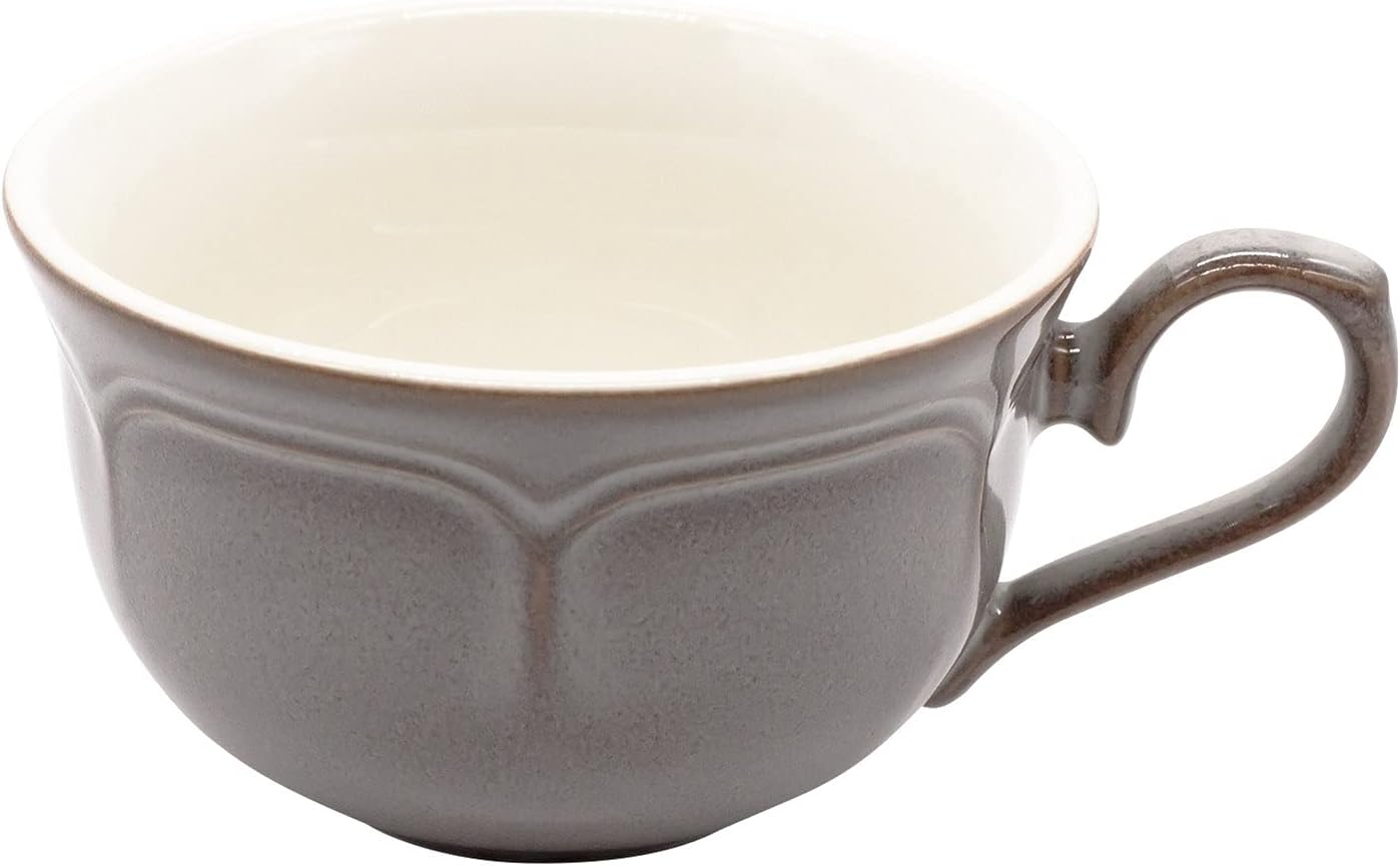 Koyo 15922055 Raffine Coffee Tea Multi-Purpose Saucer, Approx. 5.9 inches (15 cm), Cinnamon Beige, Made in Japan