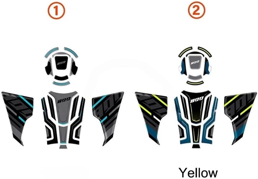 Motorcycle Tank Pad for 800MT 2022 2023 2024 Motorcycle Accessories Tank Knee Grip Sticker Tank Pad Protection Kit Decal