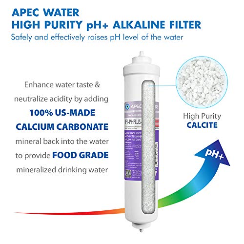 Apec Water Systems Top Tier Supreme Certified Alkaline Mineral Ph+ High Flow 90 Gpd 6-Stage Ultra Safe Reverse Osmosis Drinking Water Filter System (Ultimate Ro-Ph90) #TOP4