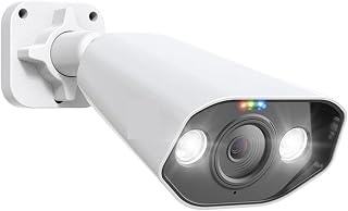 Wireless Security Camera System 4K IP Camera IP66 Outdoor PoE Security Camera Two Way Audio HDR 8MP 100ft Night Vision Home CCTV Video Surveillance Camera