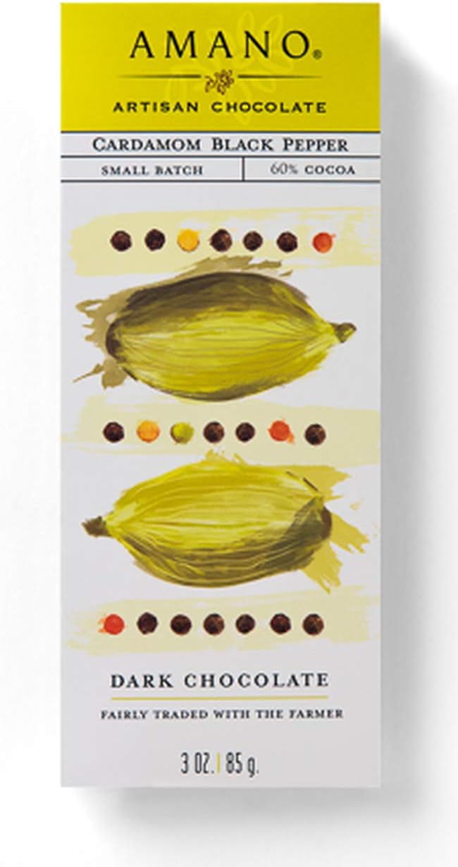 Amano Cardamom Black Pepper Dark Chocolate