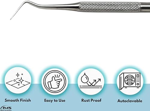 Miniatura 4 de Herramienta profesional de raspador de sarro dental, púas orales para eliminar el cálculo de los dientes, removedor de placa, raspador de dientes