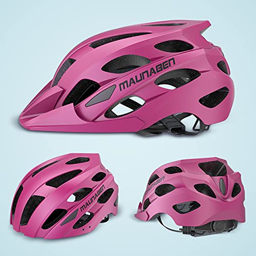 Maunaben Adult Bike Helmet For Men-Women-Teen - Lightweight Mountain Road Bicycle Helmet With Detachable Visor #TOP5