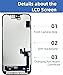 Tefnkiee for iPhone 15 Screen Replacement for iPhone 15 Screen Replacement A2846 A3089 A3090 A3092 LCD Display digitizer Touch Screen with Tools Black 6.1 Inch