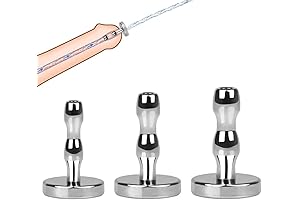 Urethral Sound, 3pcs Stainless Steel Penis Plug Urethral Dilator for Urethral Training Stimulation