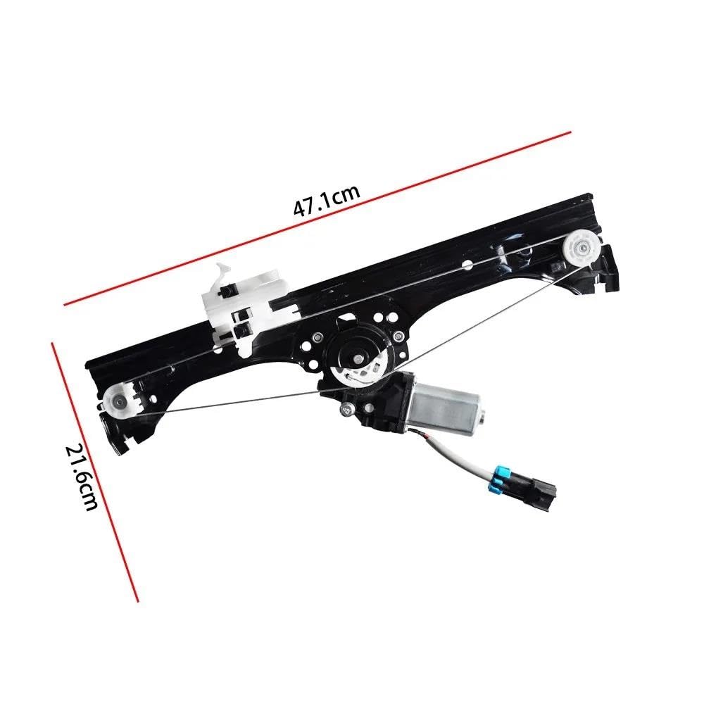 Twowinds - Clip Alzacristallo 68070267AE Compatibile con Fiat 500 (2007-2022) 500C (2009-2022) - Porta Anteriore Sinistra (lato conducente) - 68070267AA - Regolatore di Finestrini